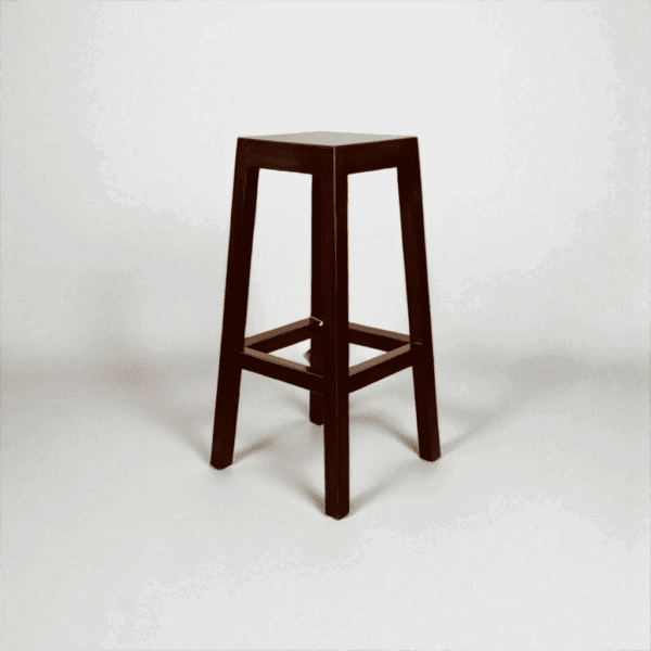 Rivet Wood Bar Stool