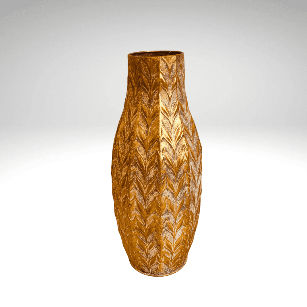 Gilded Terra Floor Vase